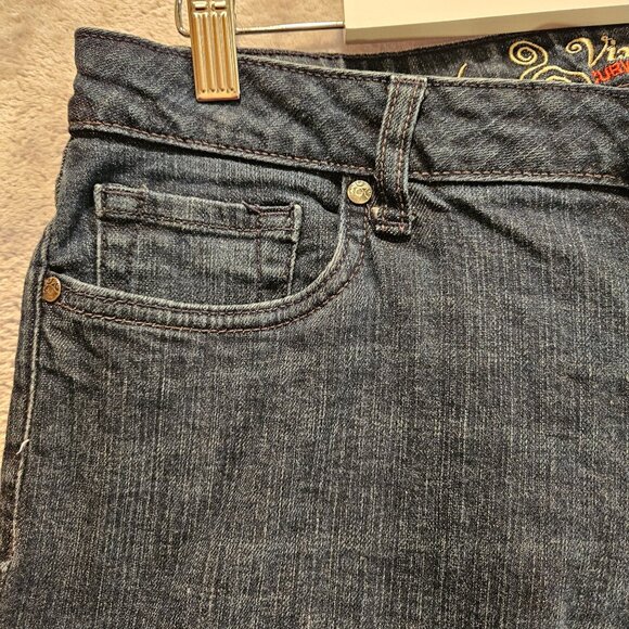 Refuge Vixen Jeans Womens 14 Curvy Boot Cut Refuge Stretch dark Wash casual - Picture 5 of 16